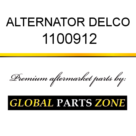 ALTERNATOR DELCO 1100912