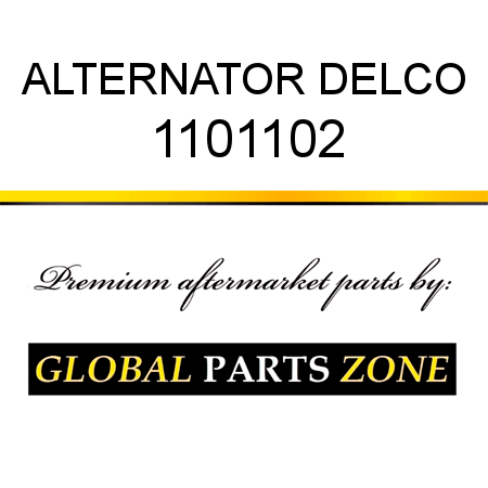 ALTERNATOR DELCO 1101102