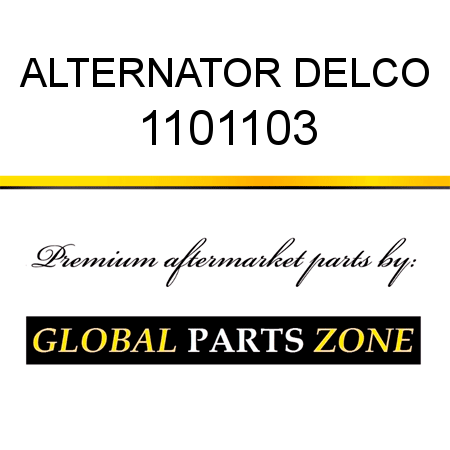 ALTERNATOR DELCO 1101103