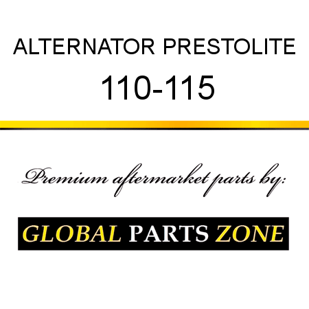 ALTERNATOR PRESTOLITE 110-115
