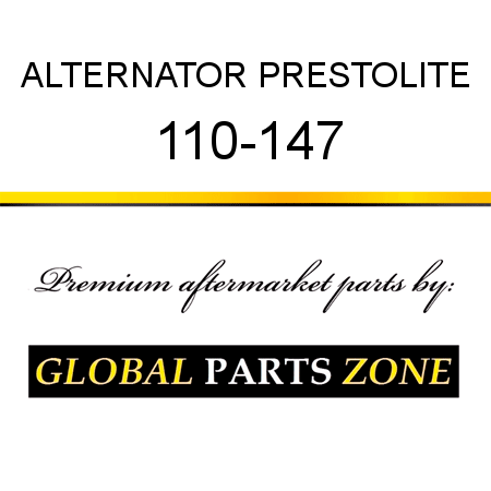 ALTERNATOR PRESTOLITE 110-147