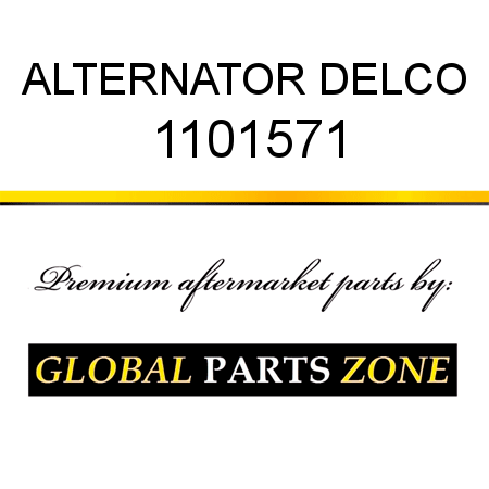 ALTERNATOR DELCO 1101571
