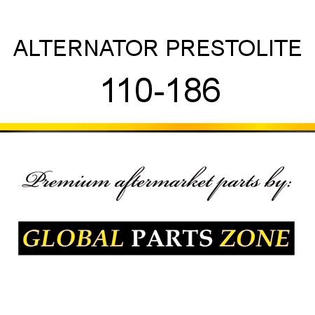 ALTERNATOR PRESTOLITE 110-186