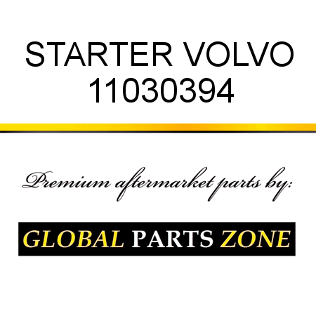 STARTER VOLVO 11030394