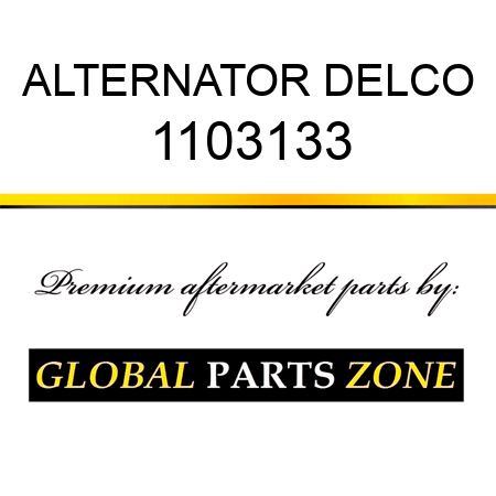 ALTERNATOR DELCO 1103133