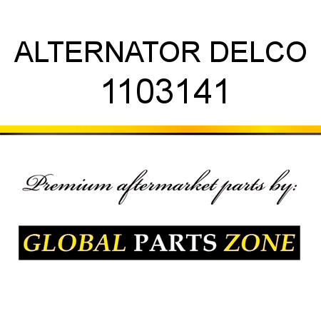 ALTERNATOR DELCO 1103141