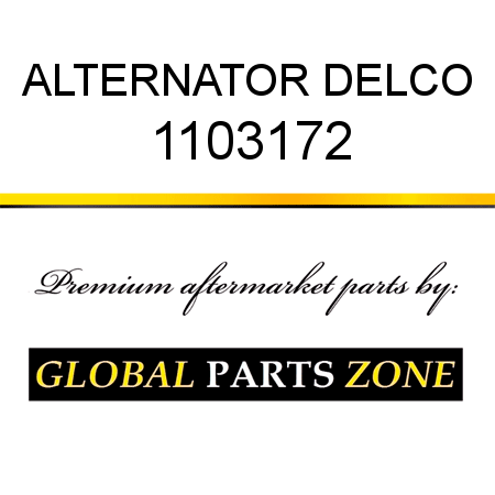 ALTERNATOR DELCO 1103172