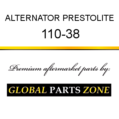 ALTERNATOR PRESTOLITE 110-38