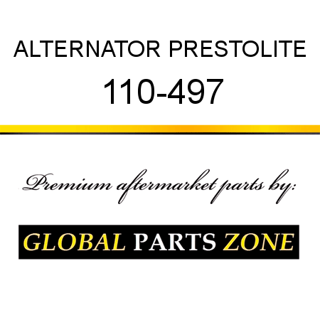 ALTERNATOR PRESTOLITE 110-497