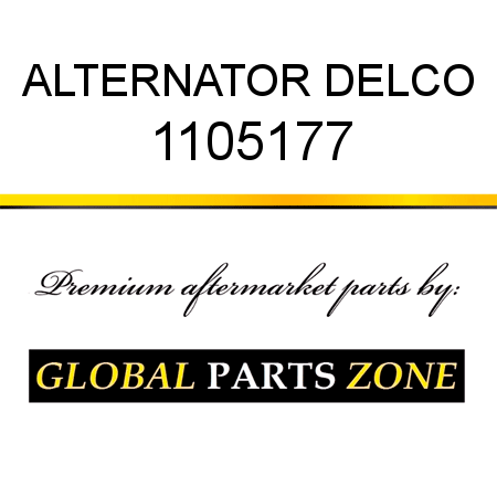 ALTERNATOR DELCO 1105177