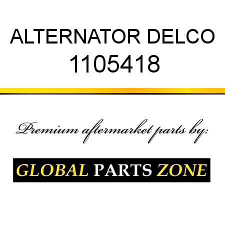 ALTERNATOR DELCO 1105418