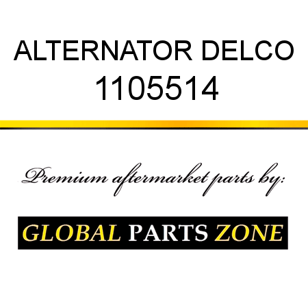 ALTERNATOR DELCO 1105514