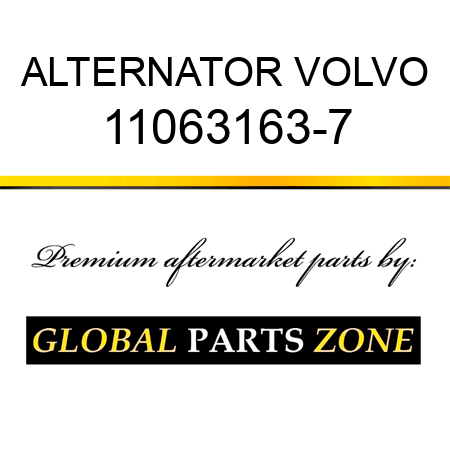 ALTERNATOR VOLVO 11063163-7