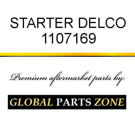 STARTER DELCO 1107169