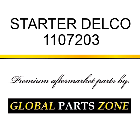 STARTER DELCO 1107203