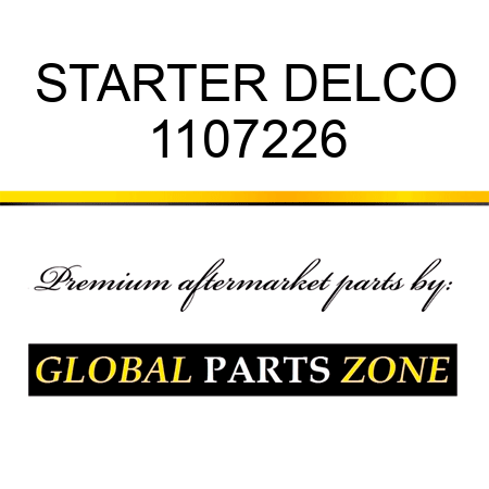 STARTER DELCO 1107226