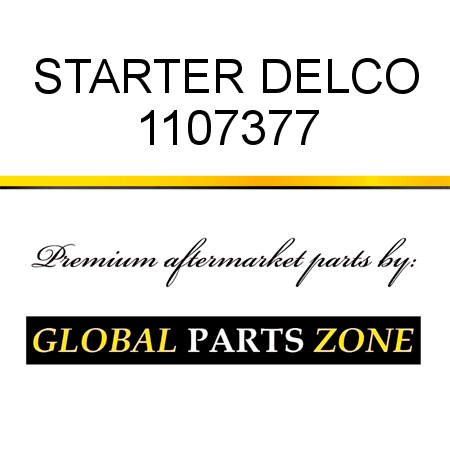 STARTER DELCO 1107377