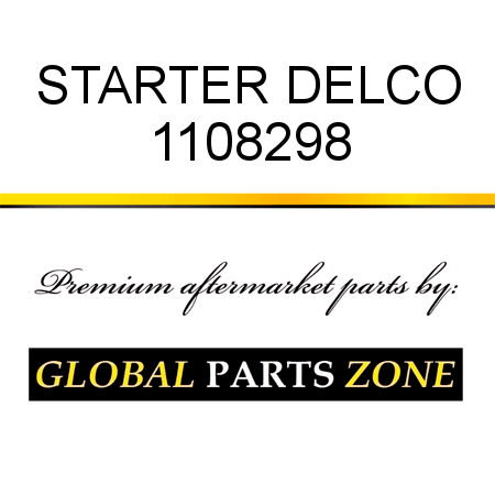 STARTER DELCO 1108298