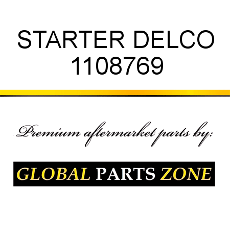 STARTER DELCO 1108769