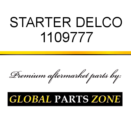 STARTER DELCO 1109777