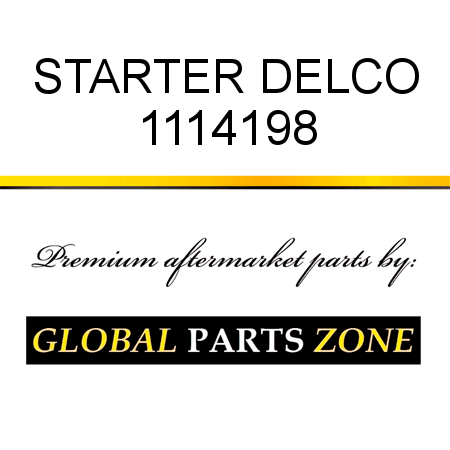 STARTER DELCO 1114198