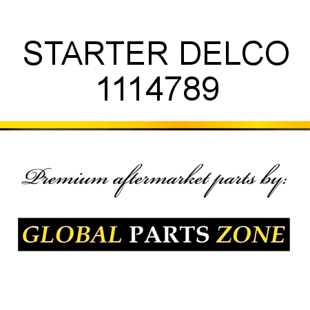 STARTER DELCO 1114789