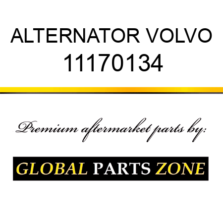 ALTERNATOR VOLVO 11170134