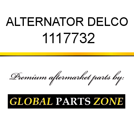 ALTERNATOR DELCO 1117732