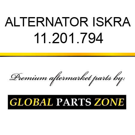 ALTERNATOR ISKRA 11.201.794