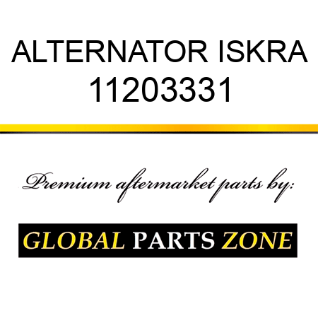 ALTERNATOR ISKRA 11203331