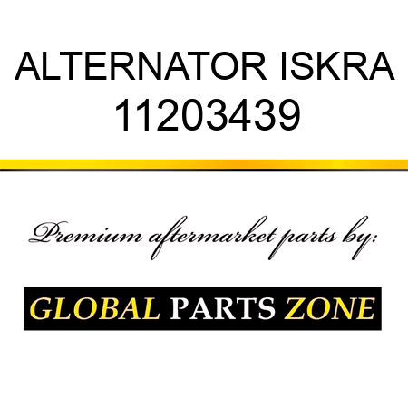 ALTERNATOR ISKRA 11203439