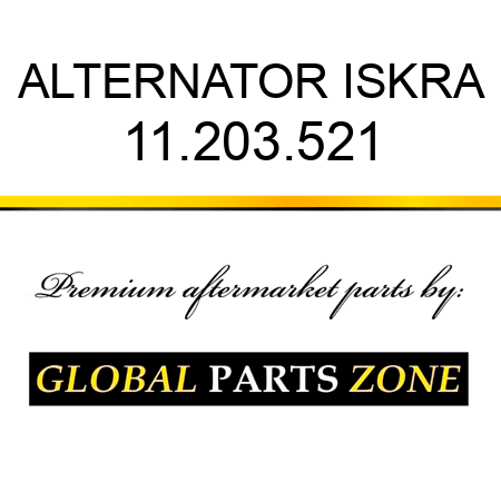 ALTERNATOR ISKRA 11.203.521