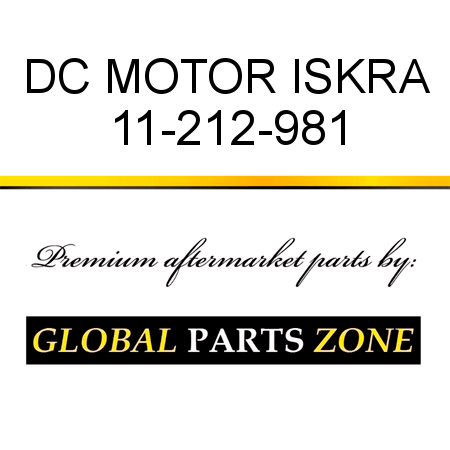 DC MOTOR ISKRA 11-212-981