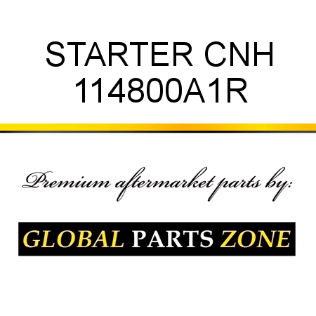 STARTER CNH 114800A1R