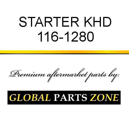 STARTER KHD 116-1280