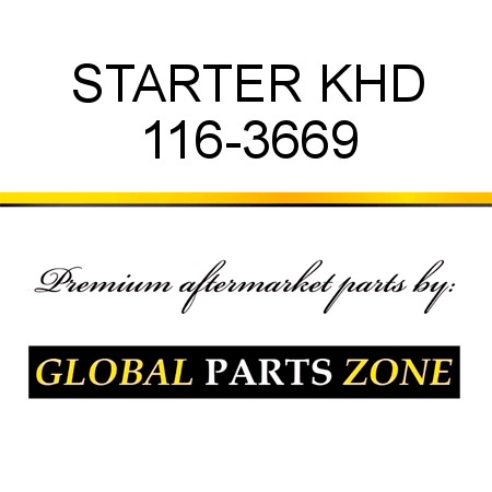 STARTER KHD 116-3669