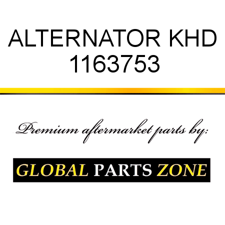 ALTERNATOR KHD 1163753