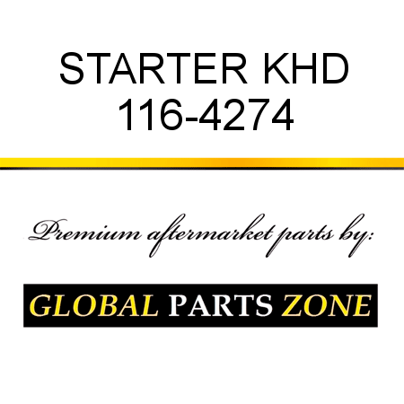 STARTER KHD 116-4274