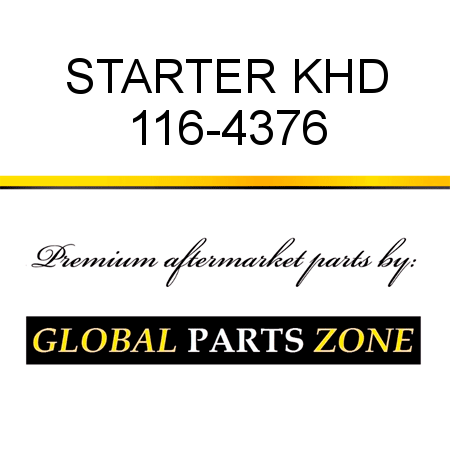 STARTER KHD 116-4376