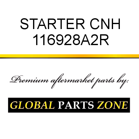 STARTER CNH 116928A2R