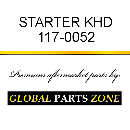 STARTER KHD 117-0052