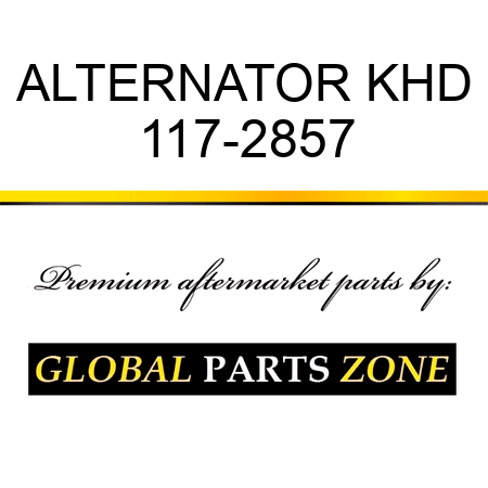 ALTERNATOR KHD 117-2857