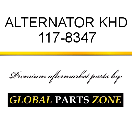 ALTERNATOR KHD 117-8347