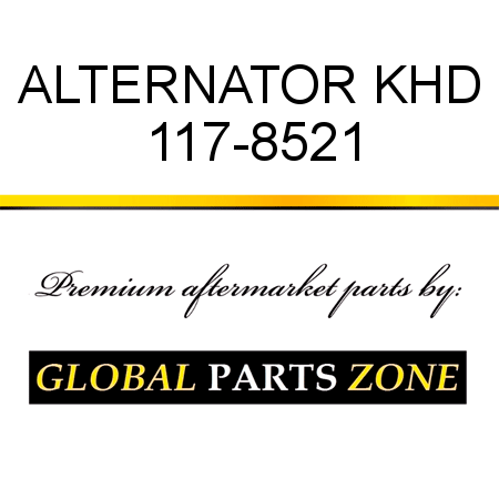 ALTERNATOR KHD 117-8521