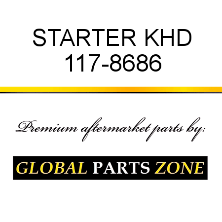 STARTER KHD 117-8686