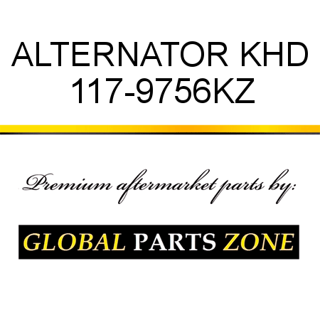 ALTERNATOR KHD 117-9756KZ