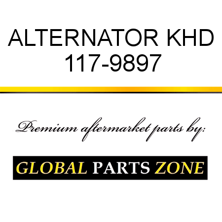 ALTERNATOR KHD 117-9897