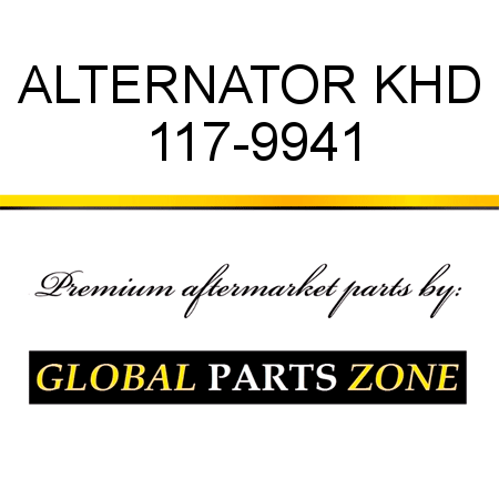 ALTERNATOR KHD 117-9941