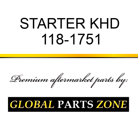 STARTER KHD 118-1751