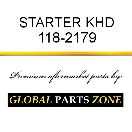 STARTER KHD 118-2179